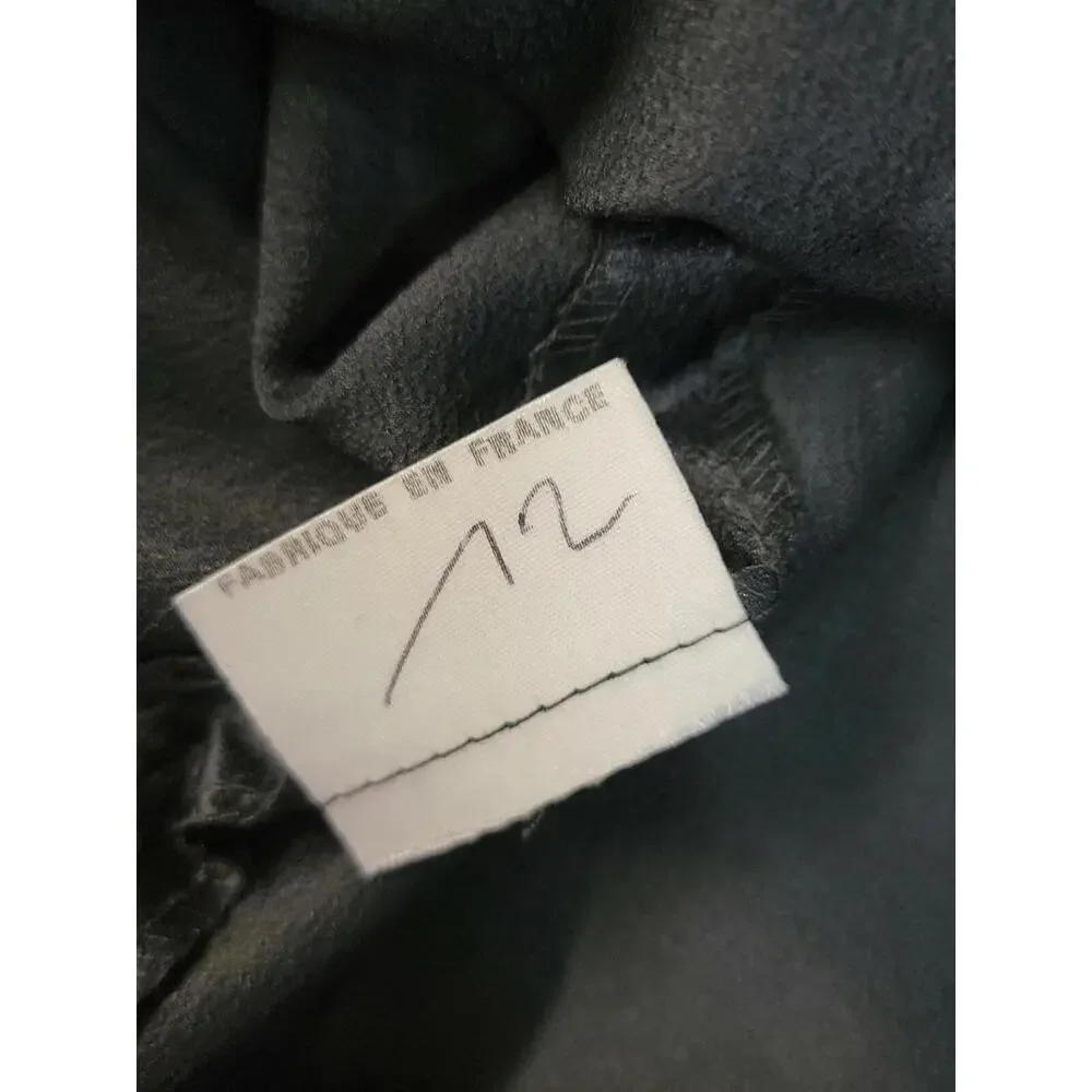 GERARD DAREL PARIS Made in France Ex-aequo 70's Black Jacket blazer 36/S/4 #C7